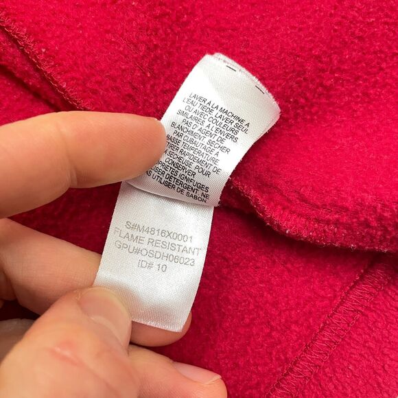 Disney Store Mickey Mouse Pajama Long Robe Boys Kids Medium Red Belted Pocket - Picture 5 of 13